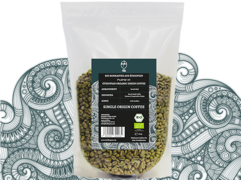 Rohkaffee Bench Maji BIO & fair gehandelt