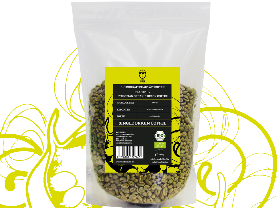 Rohkaffee Haile BIO & FAIR GEHANDELT