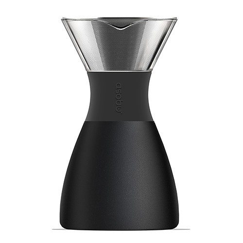 Asobu Pourover Kaffeebereiter (900 ml), doppelwandiger Vakuum, Edelstahlfilter