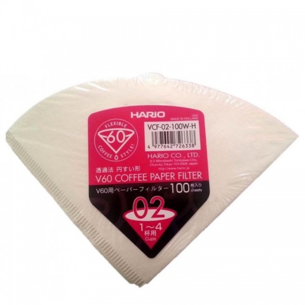 V60 Coffee Paper Filter white EU 02